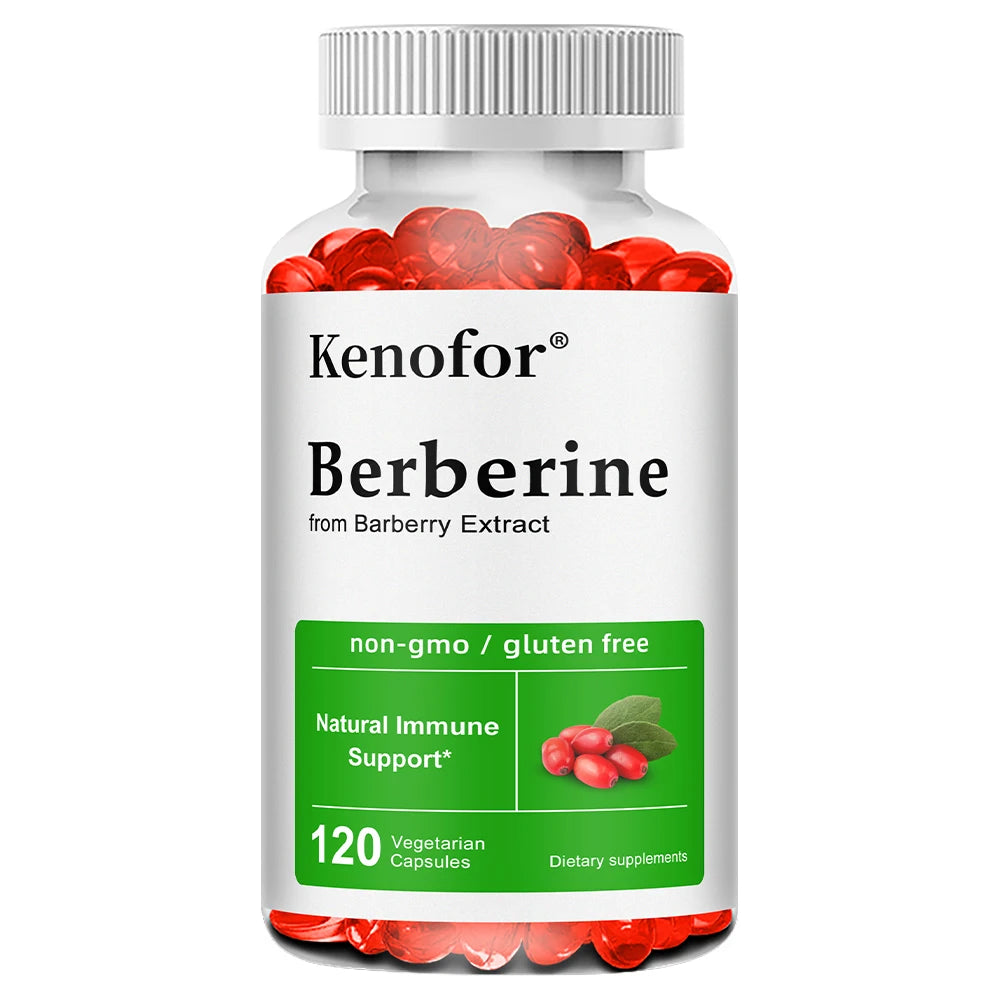 Premium Berberine Supplement Capsules - Supports Immune System Healthy Food Antioxidant,NON-GMO Peaceful Pleasures Health and Wellness 120 count-1 bottle