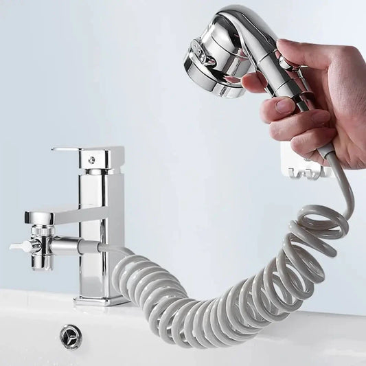 3-Way Faucet Diverter Valve & Handheld Shower Head Adapter Set Faucet Diverter Valve Oasis Select