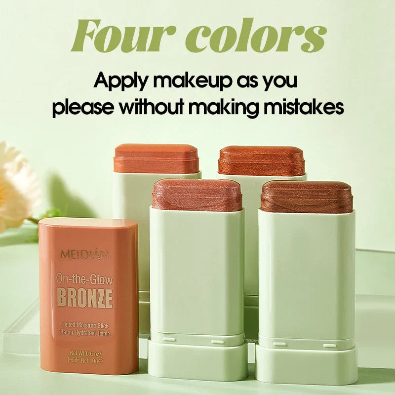 Waterproof Powder Blush Stick – Long-Lasting Vibrant Color