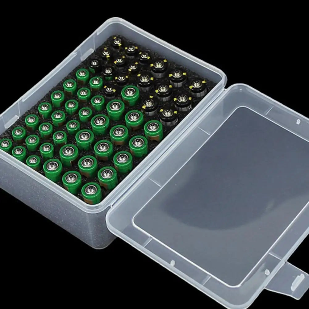 Battery Storage Case – Holds 24 AA & 30 AAA Batteries
