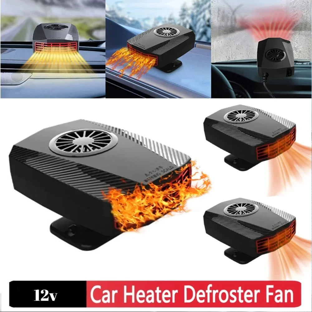 1Pcs Car Heater Defroster Fans 12V 150W Car Heater Fan Fast Heating Auto Windshield Defroster Defogger Car Anti-Fog Heater Dryer Peaceful Pleasures Health and Wellness