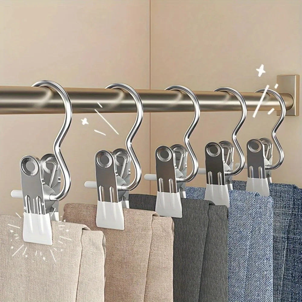 20-Pack Boot Hanger Clips | Laundry Hooks & Clothes Pins