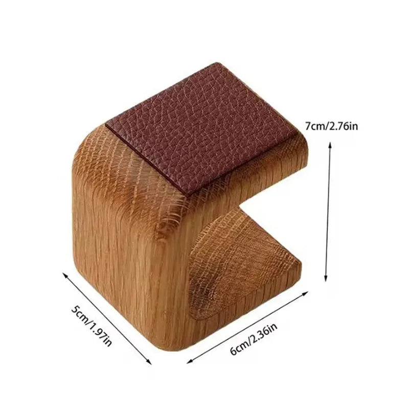 Wooden Watch Holder Jewelry Organizer Display Stand For Bracelet Ring Watch Display Solidwood Watch Stand Peaceful Pleasures Health and Wellness