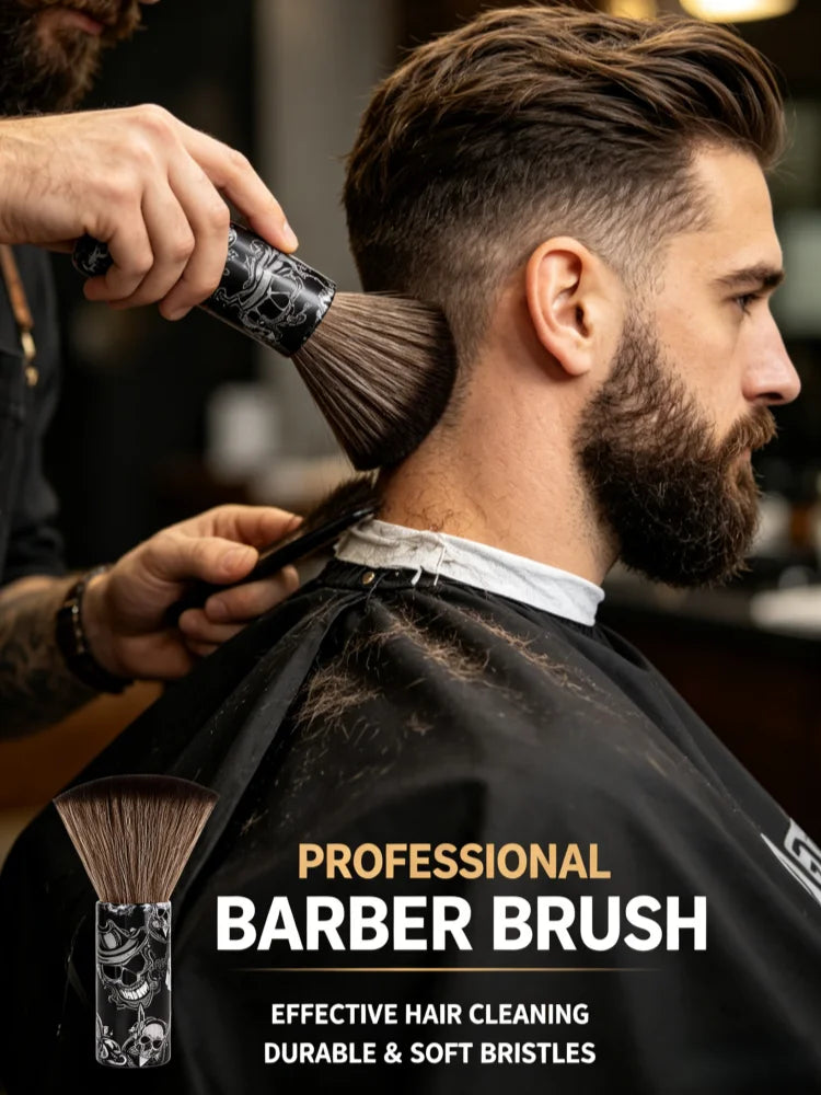 Premium Barber Neck Duster Brush With Soft Bristles, Gentle Hair Removal Brush For Salon Barbershop Hairdressing Cleaning Tools Peaceful Pleasures Health and Wellness