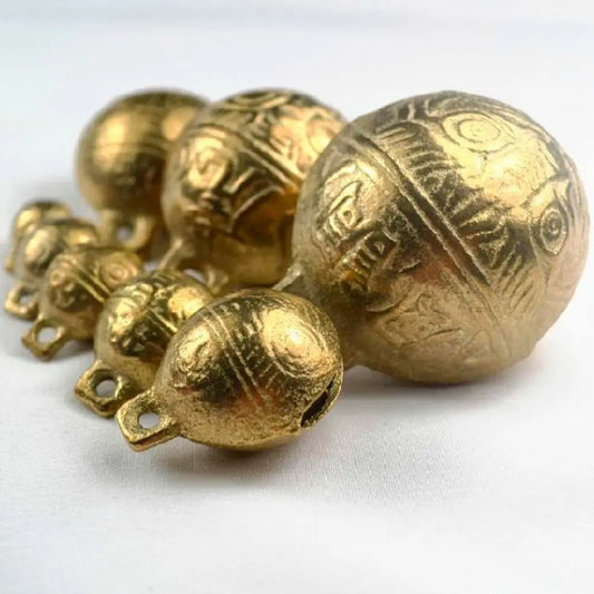Mini Brass Copper Bells for Pet Collars & Crafts – 5 Sizes Pet Collar Bell Peaceful Pleasures Health and Wellness