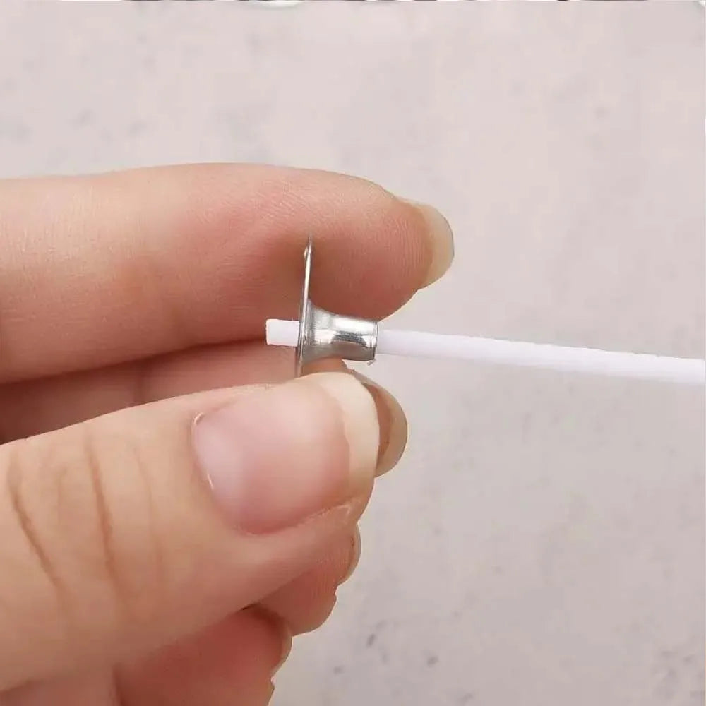 50Pcs Pure Cotton Candle Wicks 5cm – Smokeless DIY Candle Making