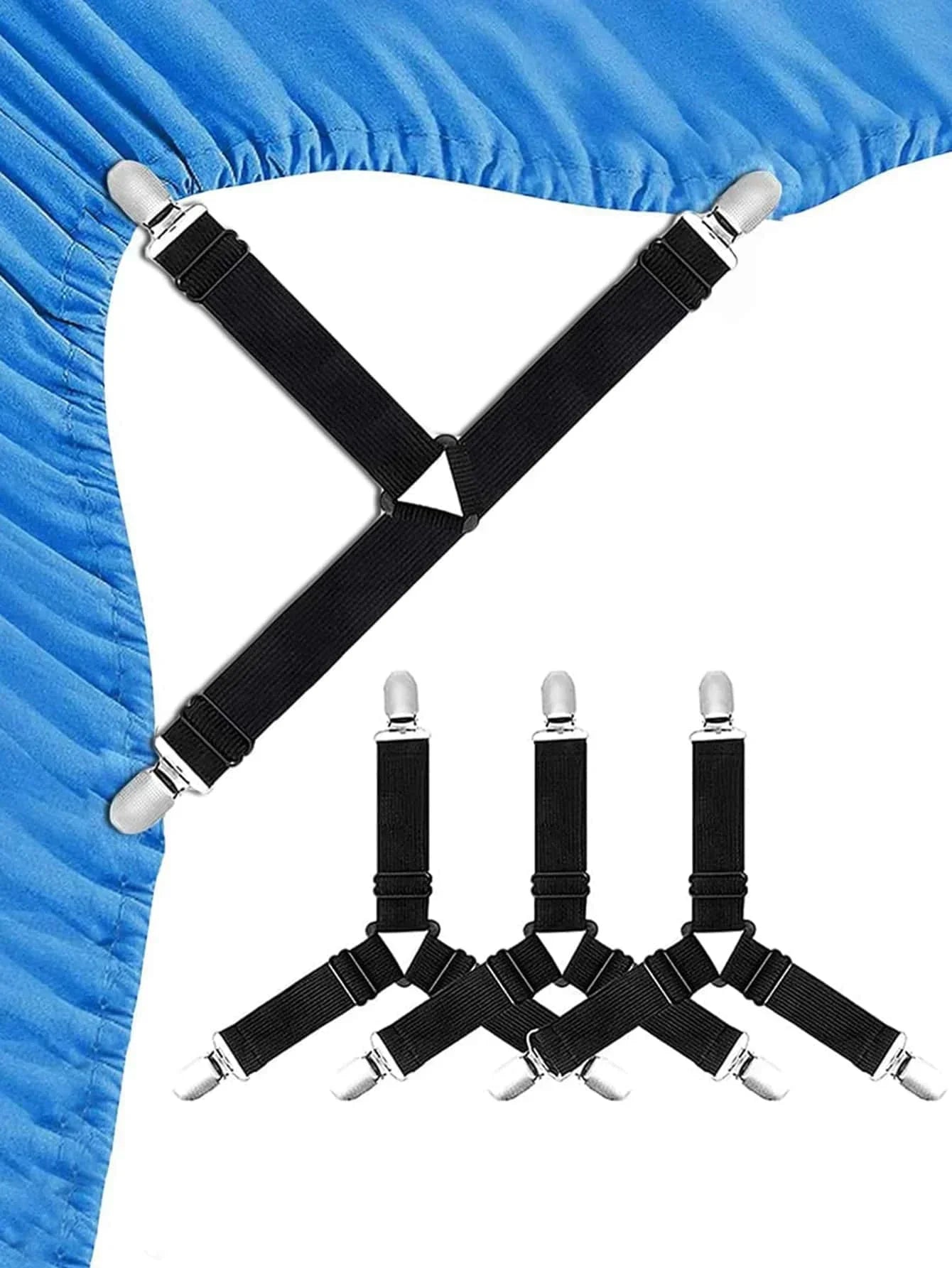 Adjustable Sheet Clips & Mattress Cover Fasteners | Clothespins
