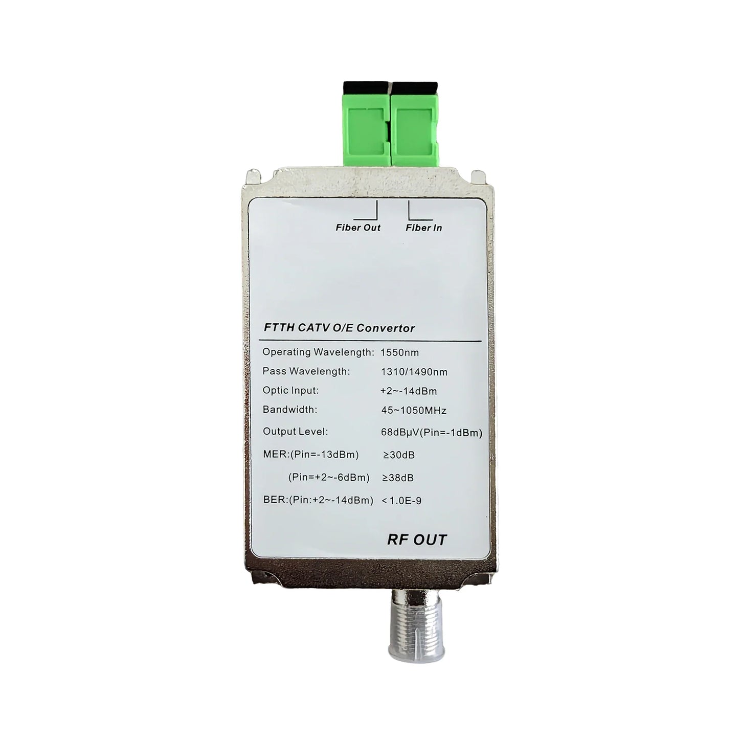 FTTH CATV Optical Receiver – Mini Fiber to RF TV Transceiver