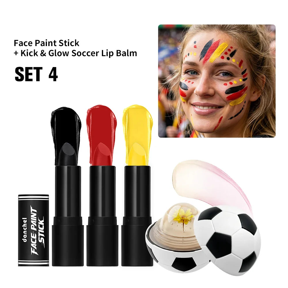 Waterproof Face Paint Stick & Lip Balm Combo | Cosplay & Party