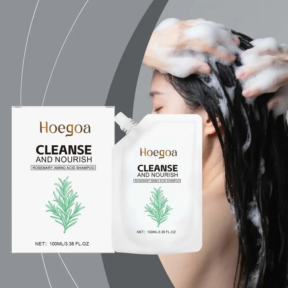 Black Ganoderma Polygonum Multiflorum Shampoo Ginseng Herbal Repair Nourish Hair Soft Smooth Moisturize Scalp Care 100ml/300ml Peaceful Pleasures Health and Wellness