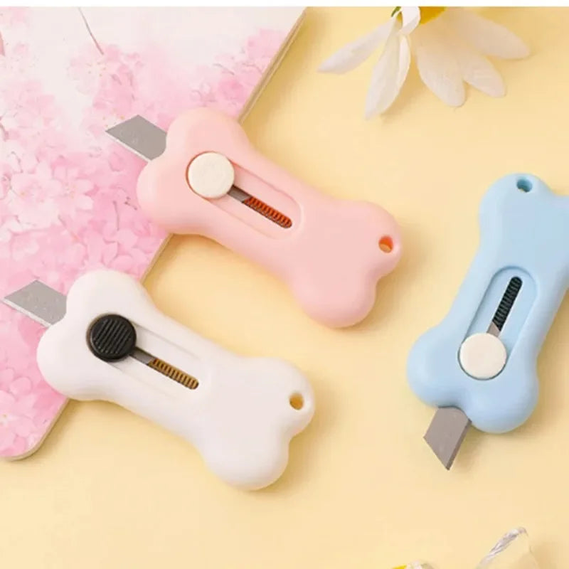 Kawaii Bone Mini Utility Knife & Letter Opener | Cute Stationery