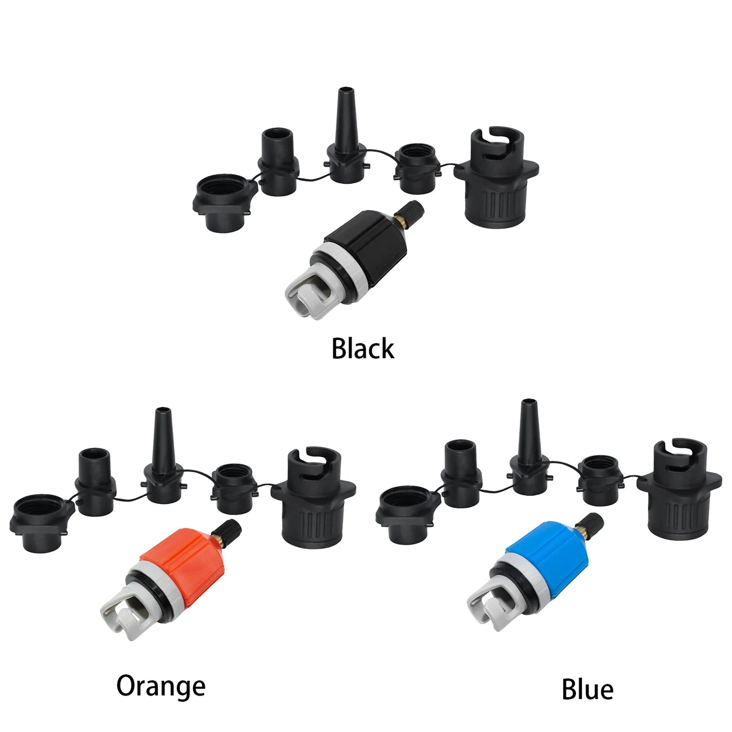 4 In 1 Inflatable Boat Air Pump Nylon Material Multifunctional Conversion Head Lightweight for Camping Surfing Short Trips Use Peaceful Pleasures Health and Wellness