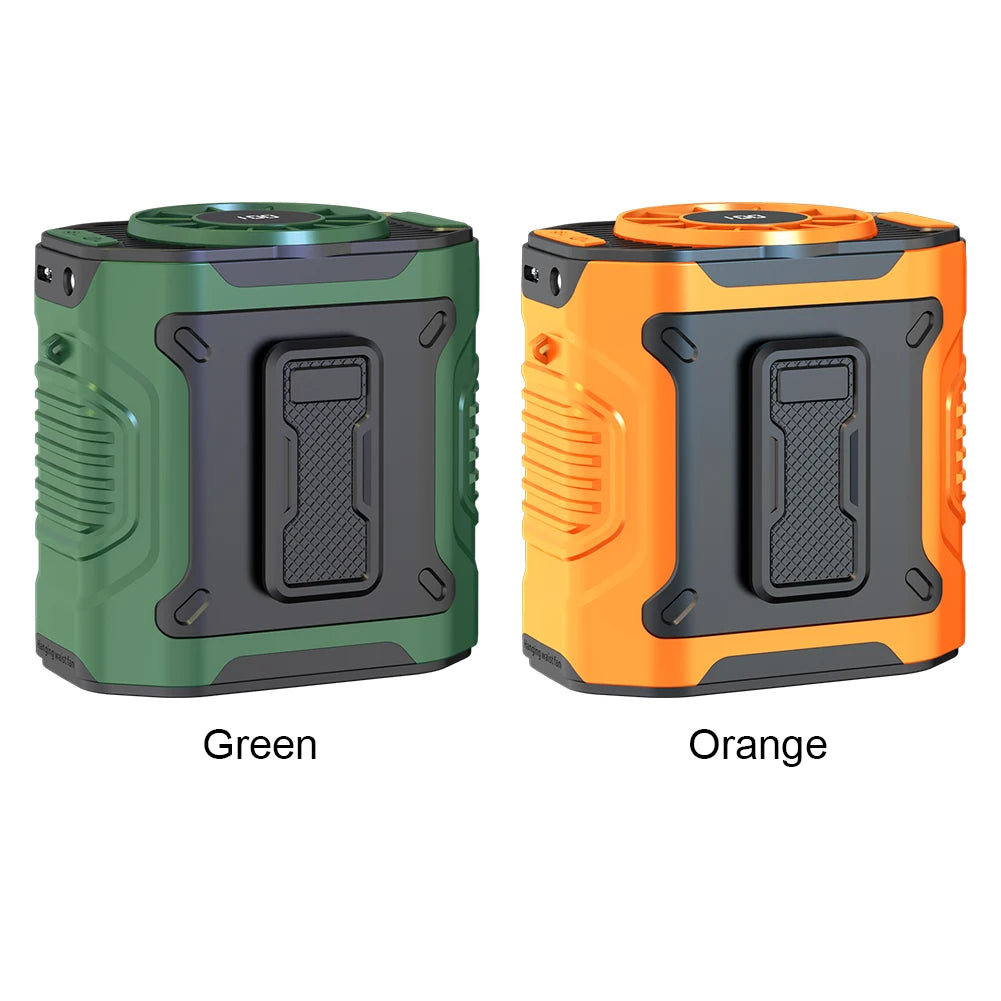 Portable Waist Clip Fan 3600mAh USB Rechargeable with Flashlight Peaceful Pleasures Health and Wellness