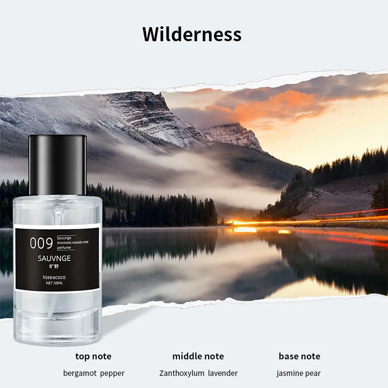 Brand Perfume Lasting Fragrance New Fresh Light Fragrance Tk Hot Selling Elegant Woody Fragrance 50ml Men's And Women's Perfume Peaceful Pleasures Health and Wellness Wilderness