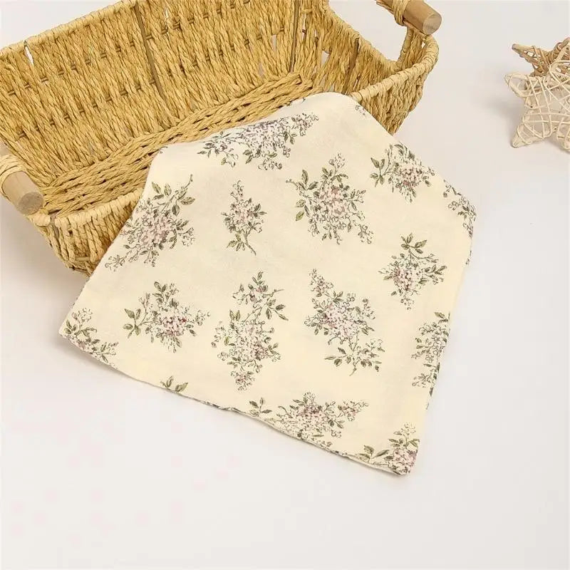 4-Layer Cotton Baby Burp Cloths – Soft, Absorbent & Safe