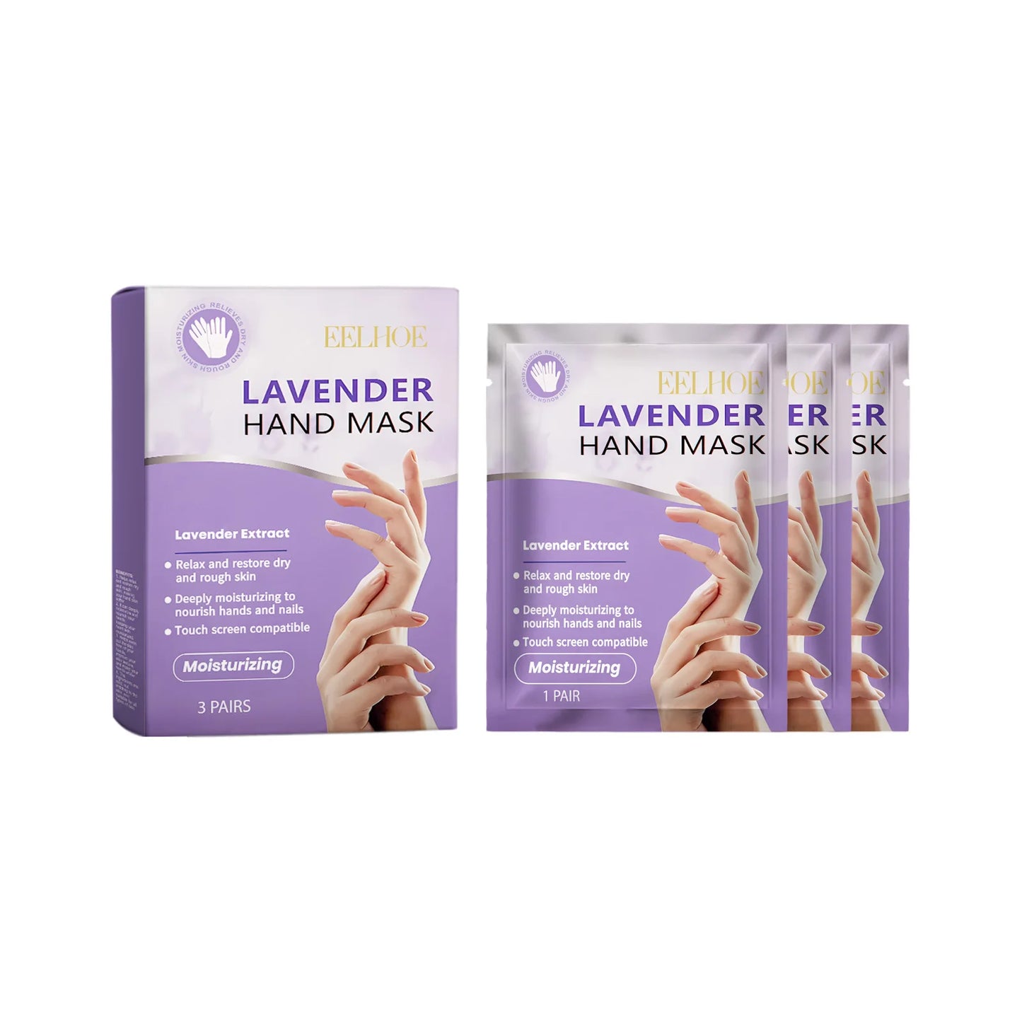 Lavender Niacinamide Hand Mask – Brightening & Moisturizing