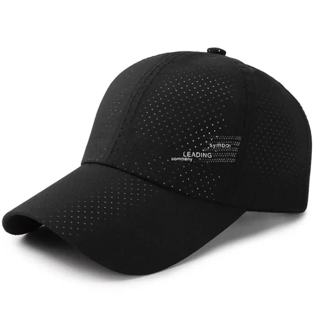 Adjustable Unisex Baseball Cap – Moisture-Wicking Quick-Dry Sun Hat
