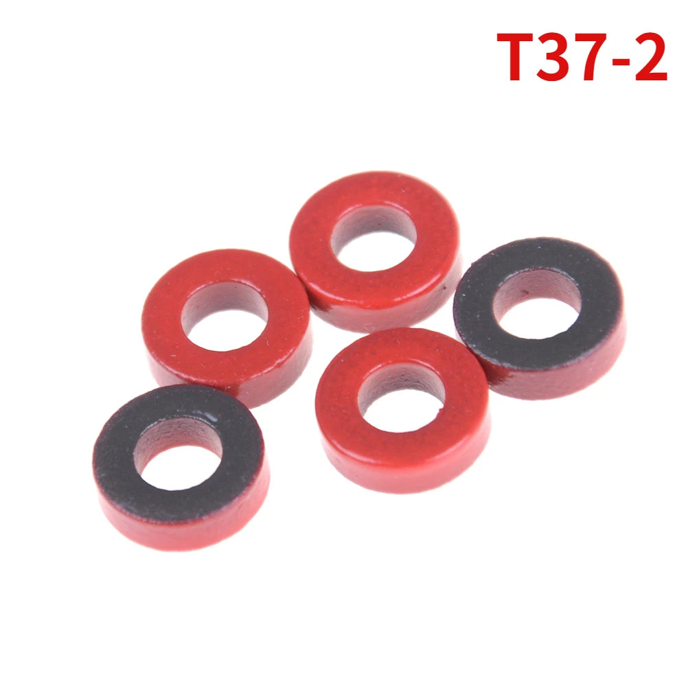 5pcs Iron Powder Toroid Cores T37 T50 Carbonyl Ferrite Rings