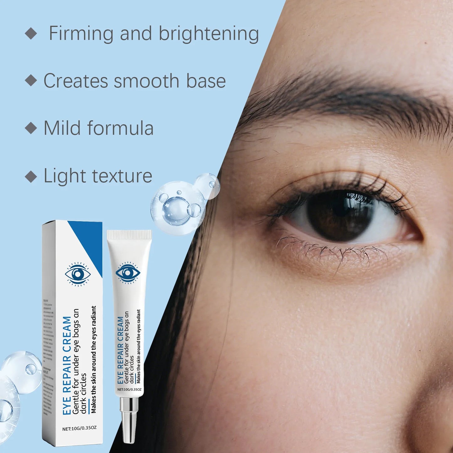 Tightening Eye Cream Improve Fine Lines Remove Dark Circles Relieve Eye Bags Reduce Swelling Brighten Skin Moisturize Eye Lotion Peaceful Pleasures Health and Wellness