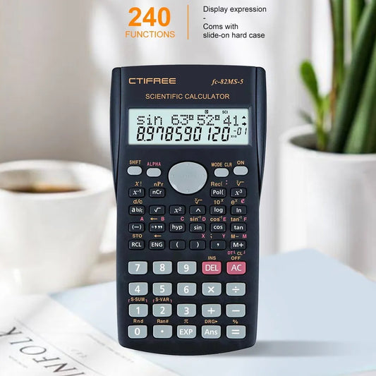 Scientific Calculator Exam-ready Multifunctional Large Display Peaceful Pleasures Health and Wellness