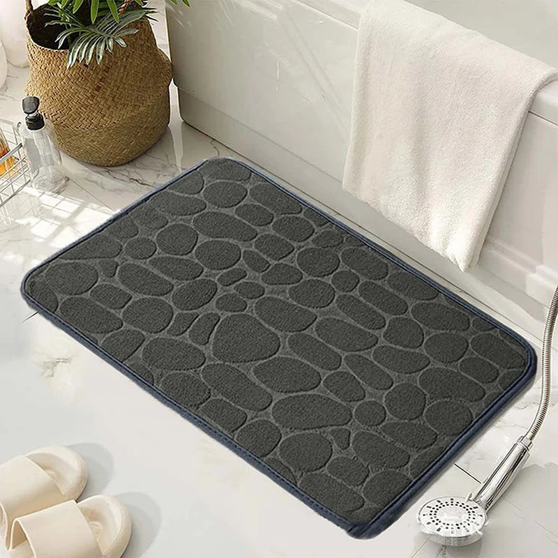Super Absorbent Non-Slip Bath Mat | Soft Coral Fleece Rug