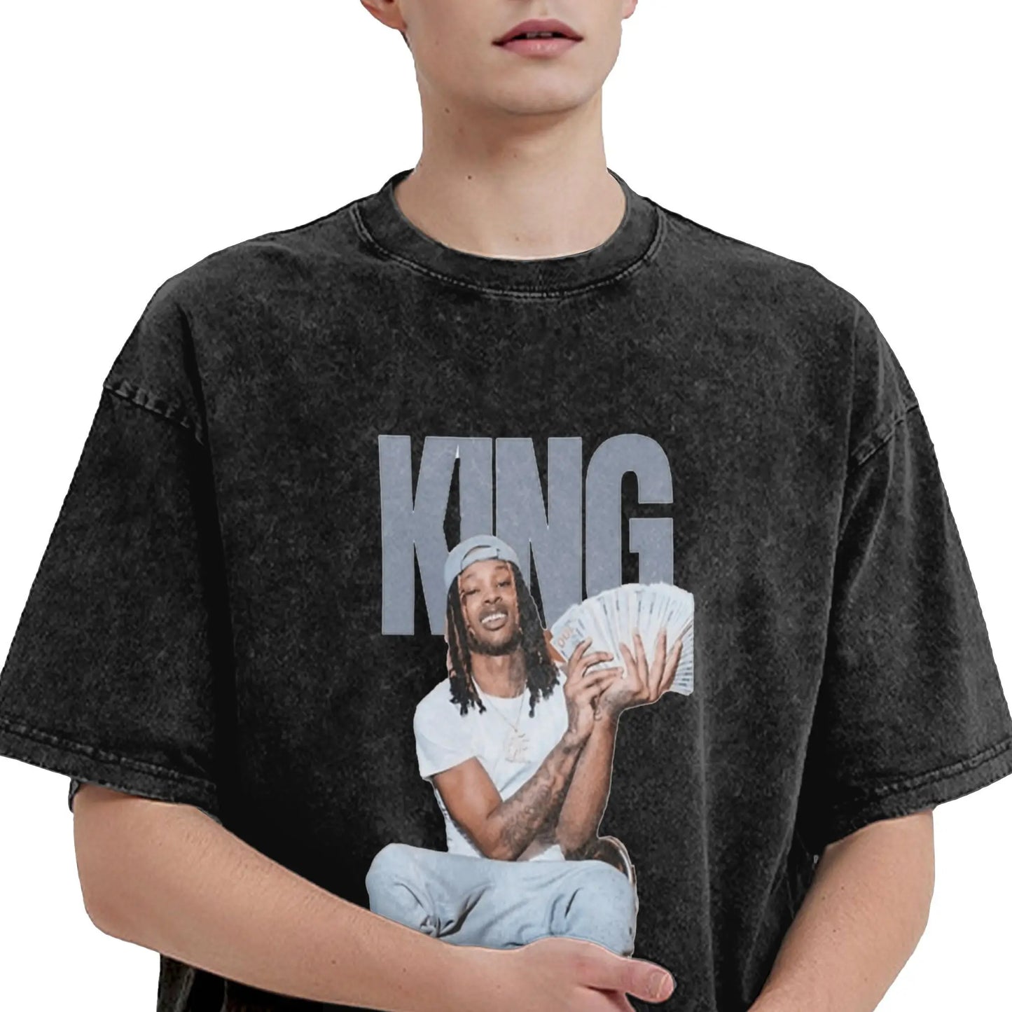 K-Kings Von T Shirt Men's 100% Cotton Funny T-Shirts O Neck CASH Tees Short Sleeve Clothing Unique Peaceful Pleasures Health and Wellness
