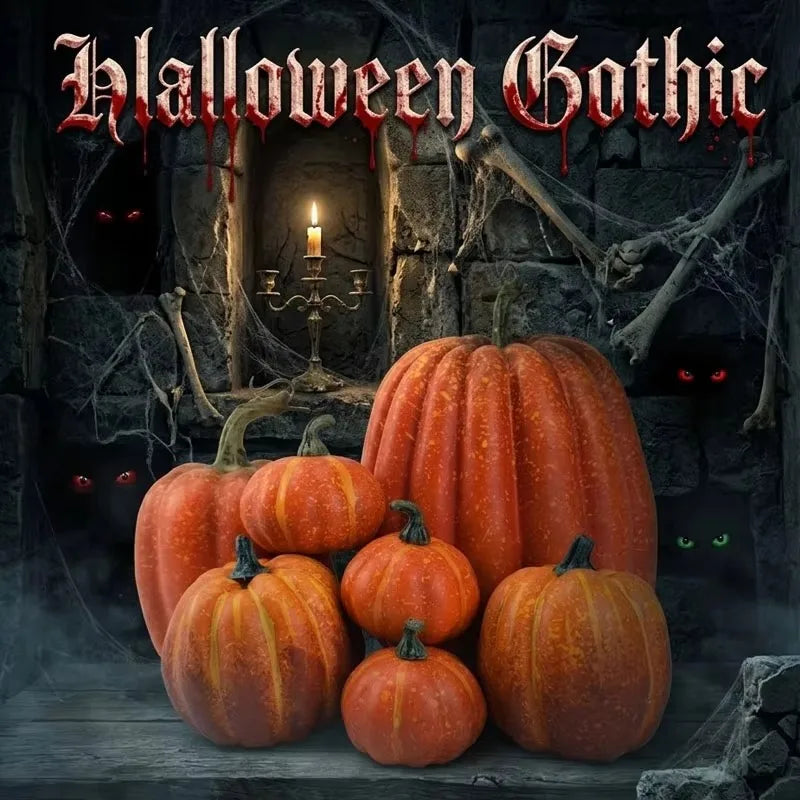 Halloween Artificial Foam Pumpkin Decoration Set | Garden & Party