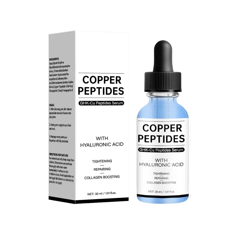 Copper Peptides Face Serum with Hyaluronic Acid – 30ml