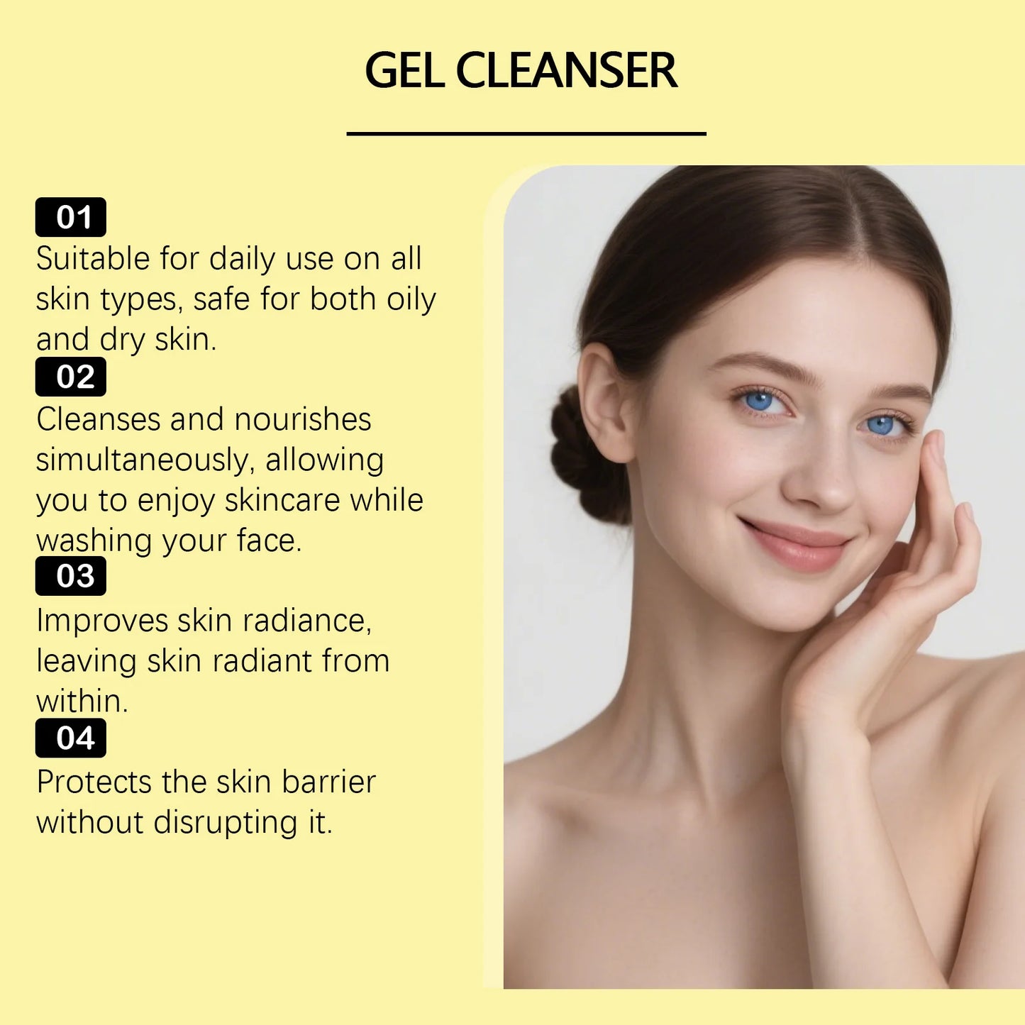 Turmeric Vitamin C Brightening Facial Cleanser – 100ml