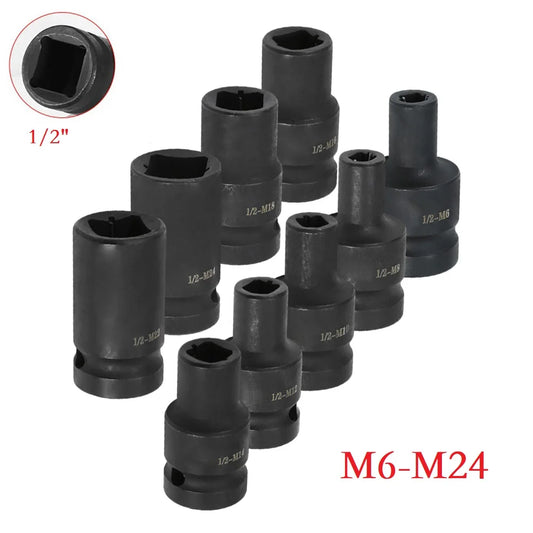 1 2 Square Drive Four-pointed Socket Wrench 6- Tap Pneumatic Ratchet Peaceful Pleasures Health and Wellness