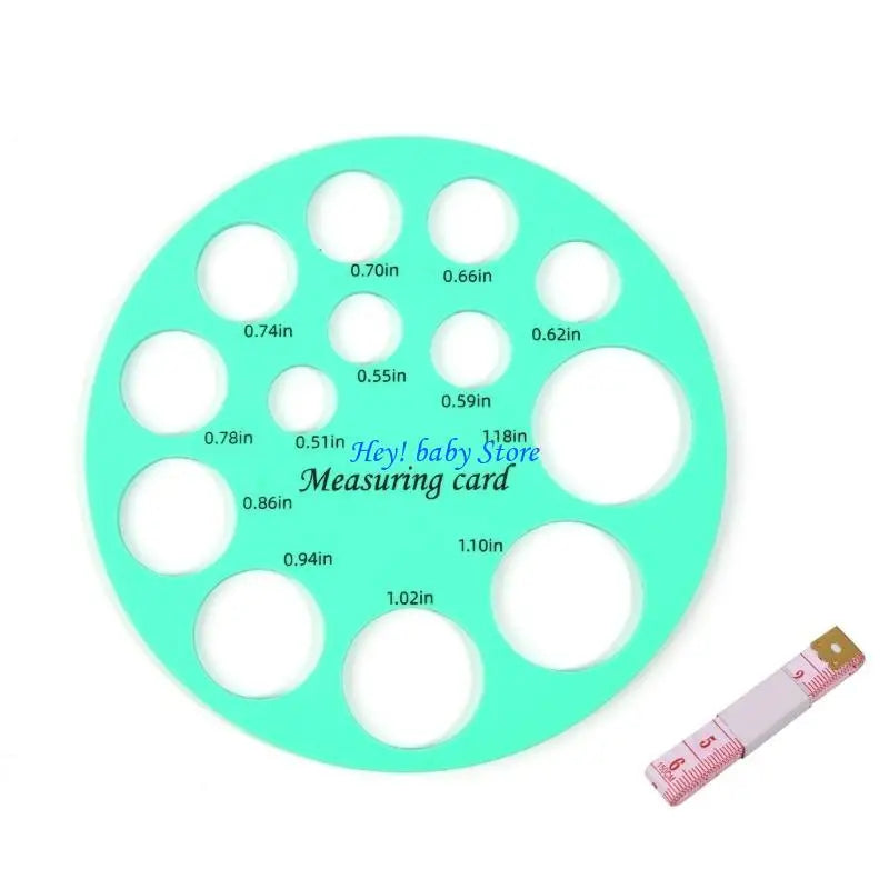 Silicone Nipple Measuring Card | Breast Flange Sizing Ruler