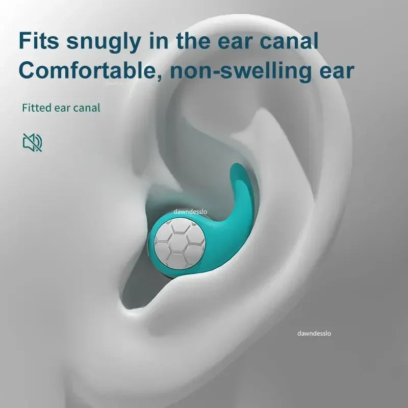 Silicone Noise Filtering Earplugs – Sleep, Swim & Focus