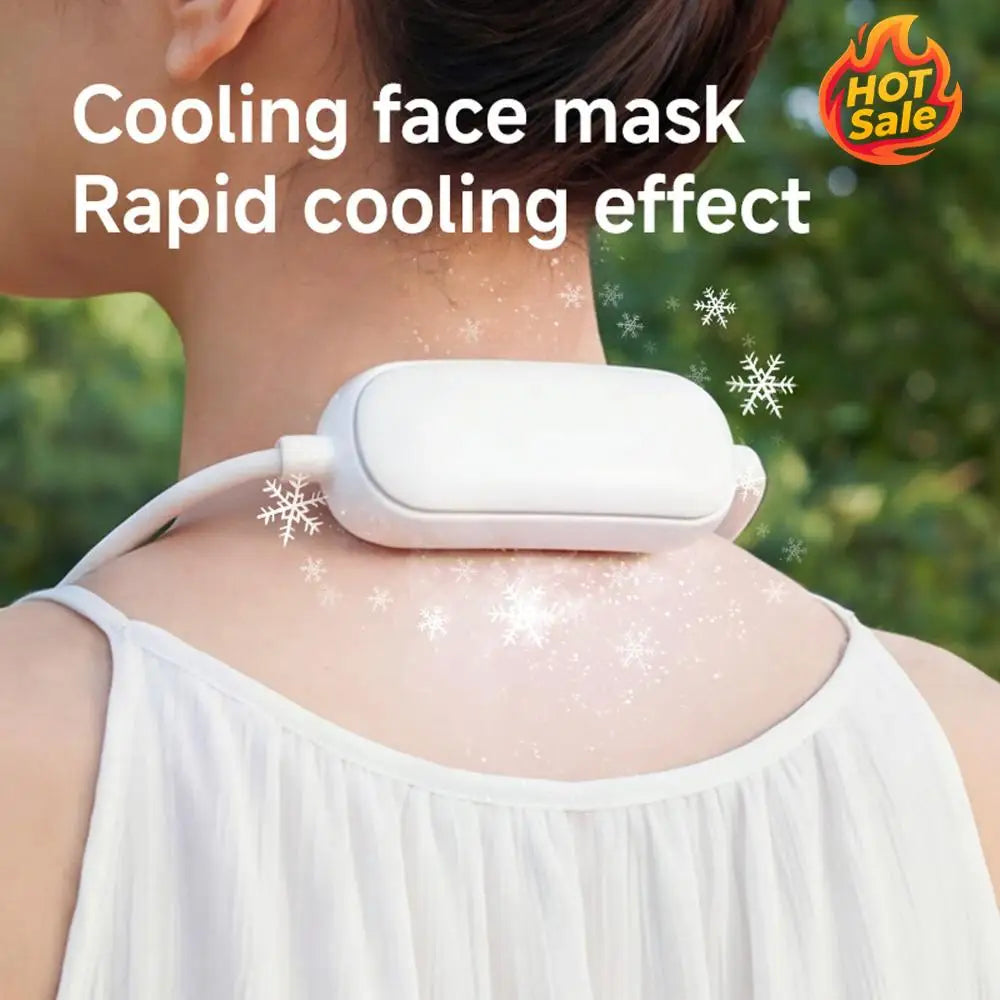 Portable Bladeless Neck Fan – 3 Speeds, 360° Cooling Rechargeable