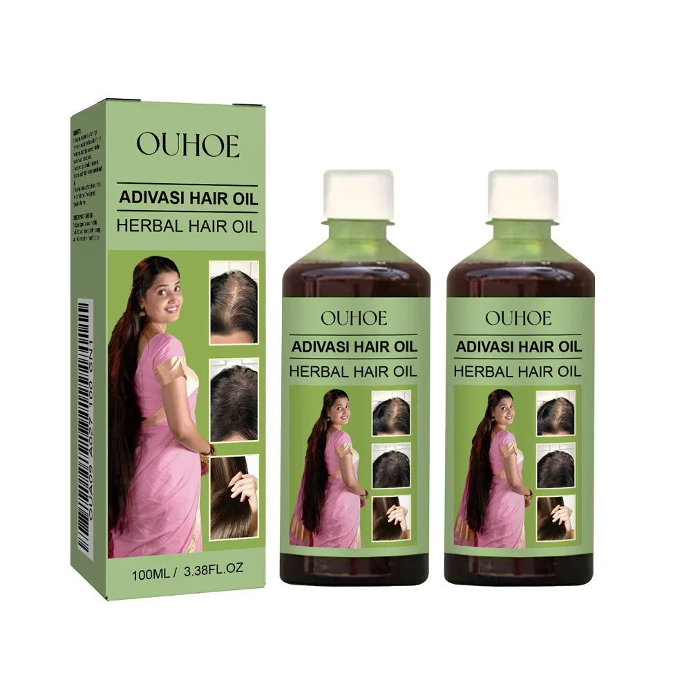Adivasi Herbal Hair Growth Oil 100ml – Rosemary & Ayurvedic Peaceful Pleasures Health and Wellness 2PCS