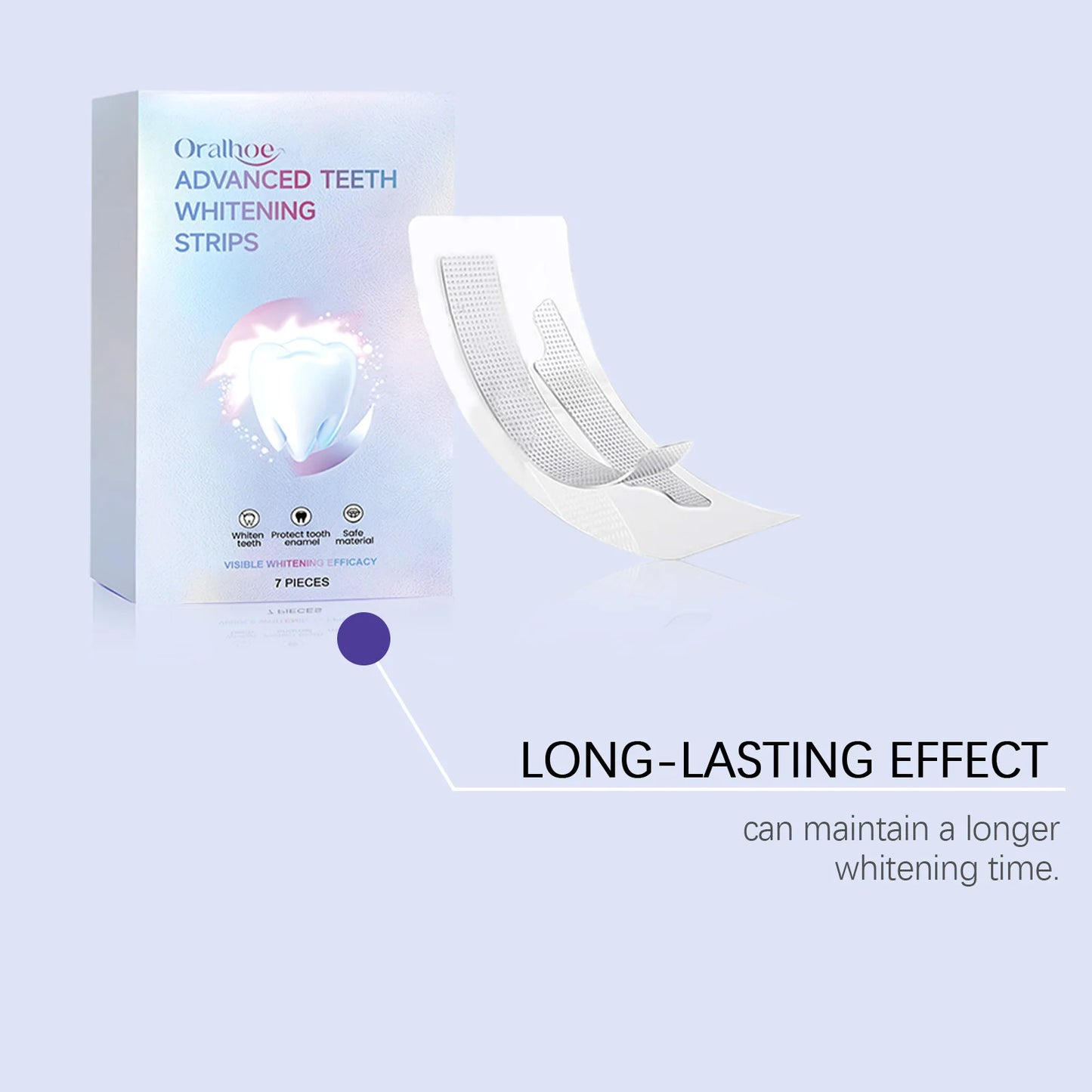 Oralhoe Teeth Whitening Strips 7-Pack | Whiten & Fresh Breath