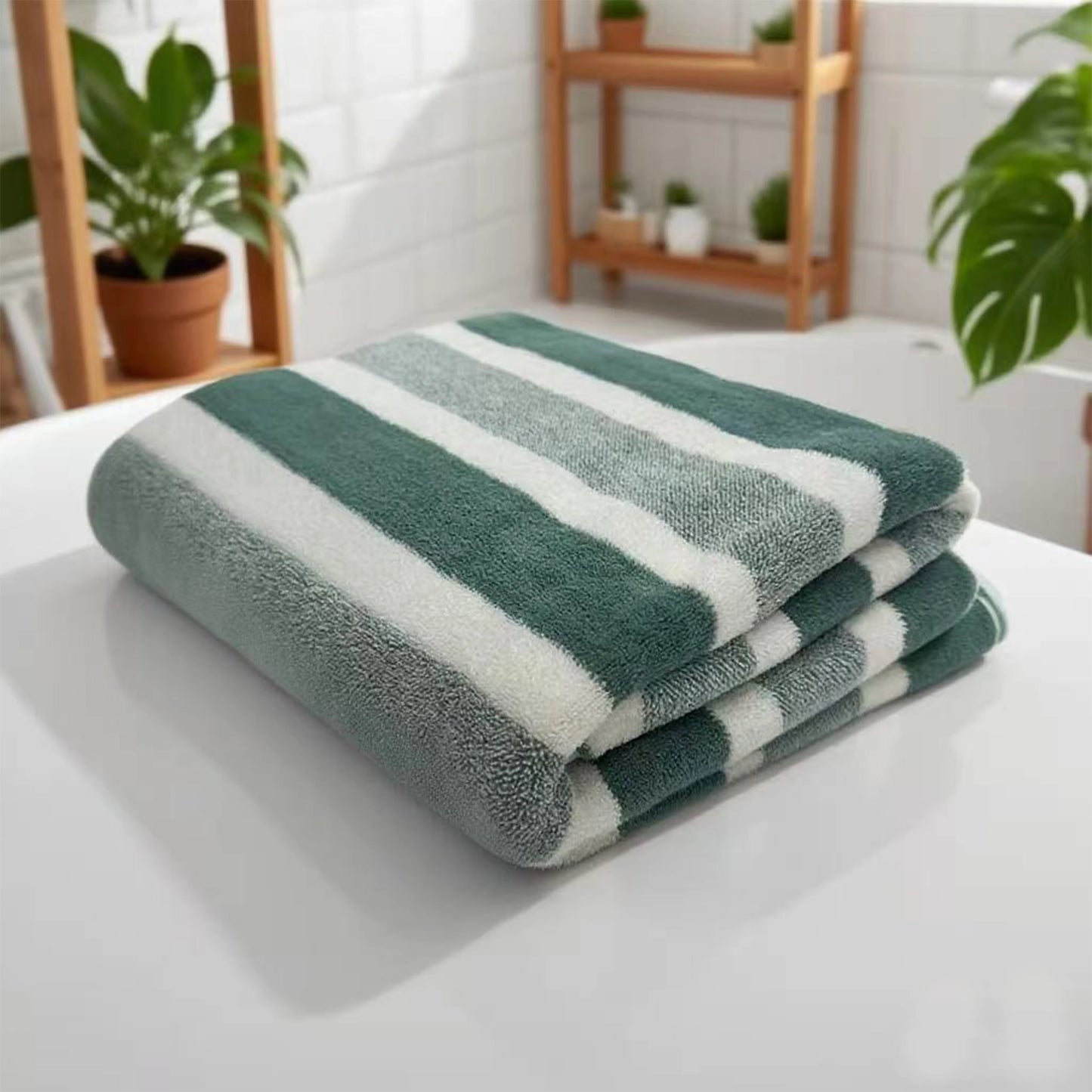 Thick Bath Towel – Absorbent, Quick Dry, Non-Shedding