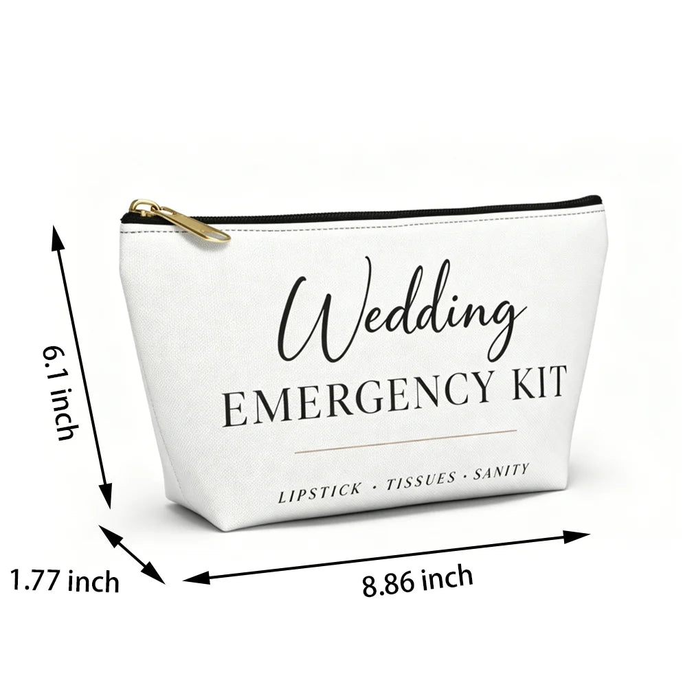 Bridal Emergency Kit Cosmetic Bag | Bride & Bridesmaid Gift Bridal Cosmetic Bag Peaceful Pleasures Health and Wellness