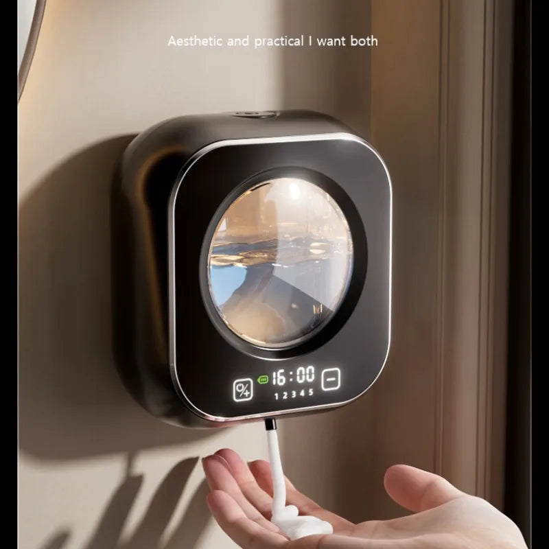 GUOHE Touchless Foam Soap Dispenser – Wall Mount, USB-C
