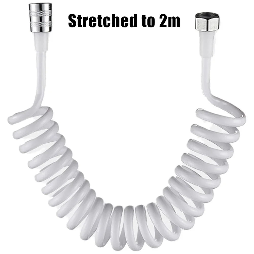 Flexible PU Spring Shower Hose 1.5M/2M – Bidet & Sprayer