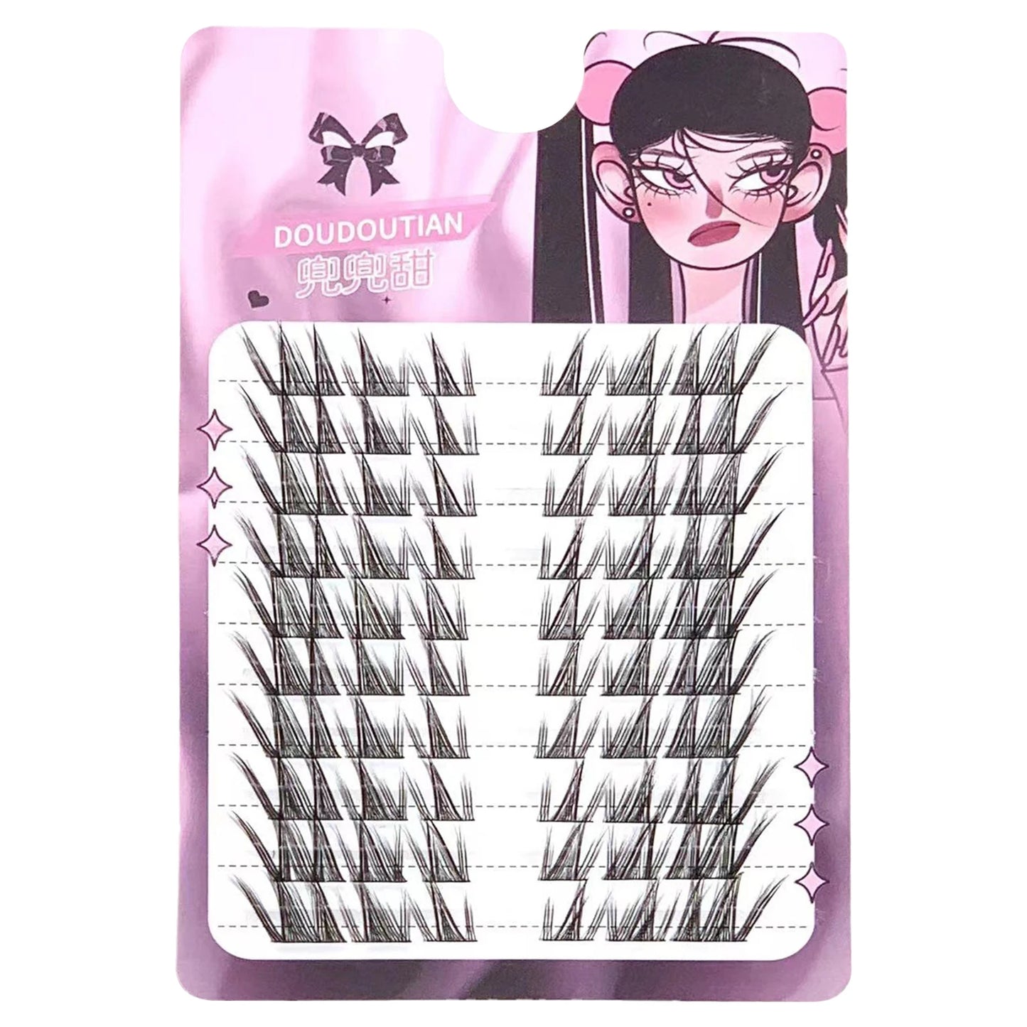 DIY Cluster False Lashes – Wispy Fly Fish Tail Style