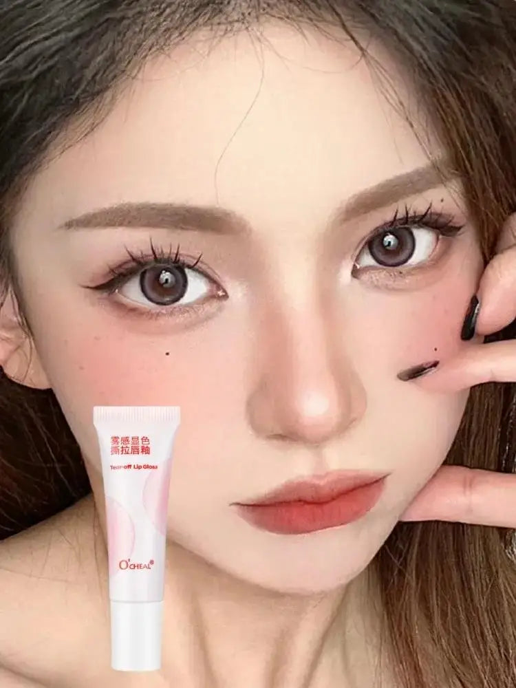 OCHEAL Peel-Off Liquid Lip Gloss – Matte Velvet, Waterproof