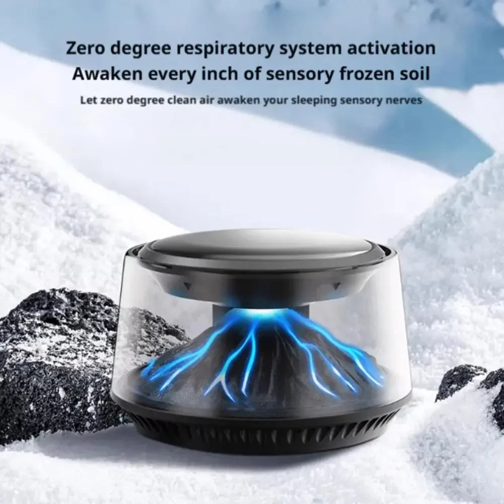 2026 NEW Car Perfume Diffuser, 360° View Mirror Mount Volcanic Iceberg Car Decoration Automatic Spray Air Freshener Car Interior Peaceful Pleasures Health and Wellness