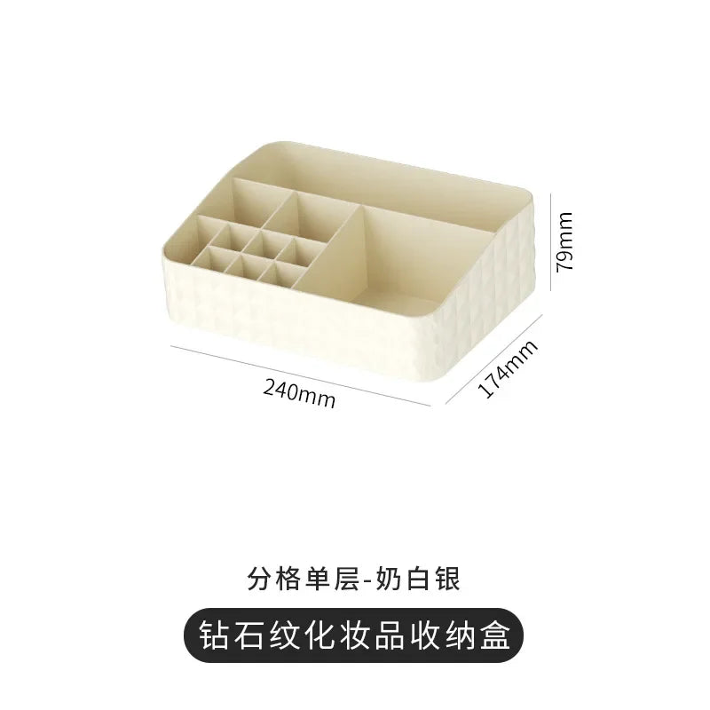 Luxury Transparent Makeup Storage Box with Drawers | Dust Proof