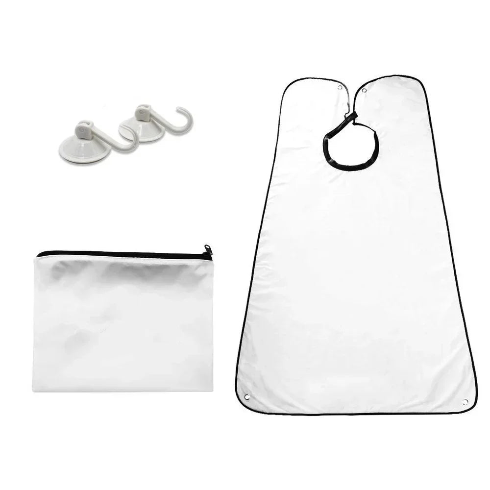 2pcs Reusable Hairdressing Cape Catcher, Unisex Beard Shave Haircut Shaver Apron, Hair Trimming Barber Accessories Peaceful Pleasures Health and Wellness