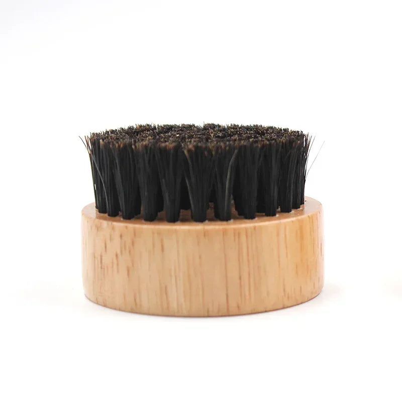 2pcs Natural Boar Bristle Beard Brush for Men Bamboo Face Massage That Works Wonders To Comb Beards and Mustache Drop Shipping Peaceful Pleasures Health and Wellness