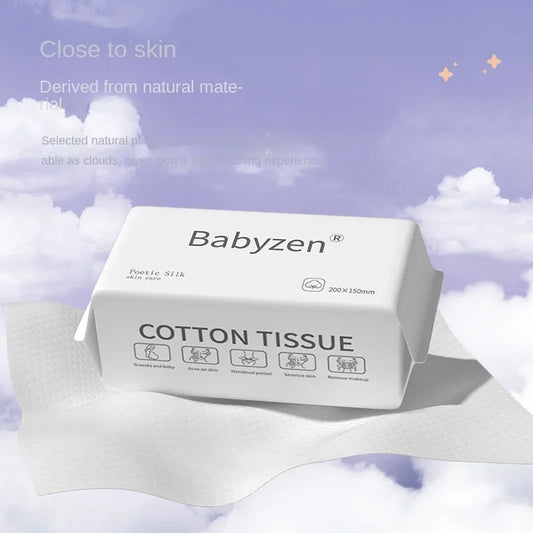 Disposable Face Towels Soft Non-Woven Cotton 50 Pack Disposable Face Towels Peaceful Pleasures Health and Wellness