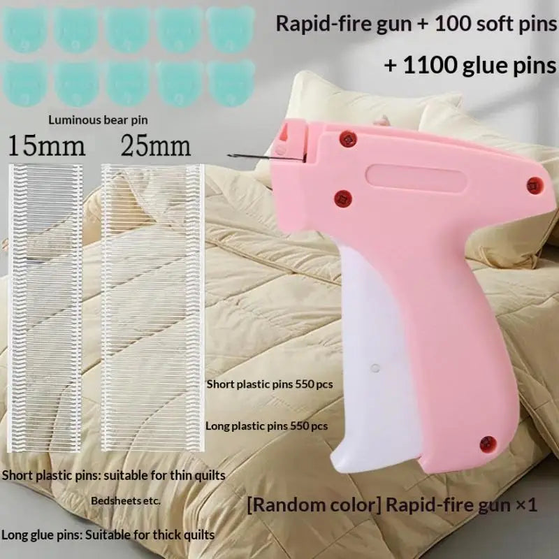 Pinless Micro Stitch Sewing Gun | Portable Fabric Repair Tool Sewing Repair Tool Peaceful Pleasures Health and Wellness 1 set