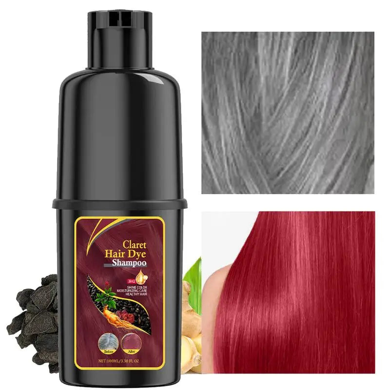 Natural Hair Dye Shampoo – Gray Coverage, All Hair Types
