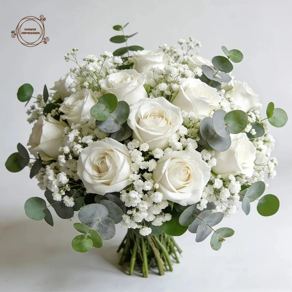 Artificial Baby's Breath Bouquet | Gypsophila Boho Wedding Decor Artificial Flower Bouquet Peaceful Pleasures Health and Wellness ROSE4