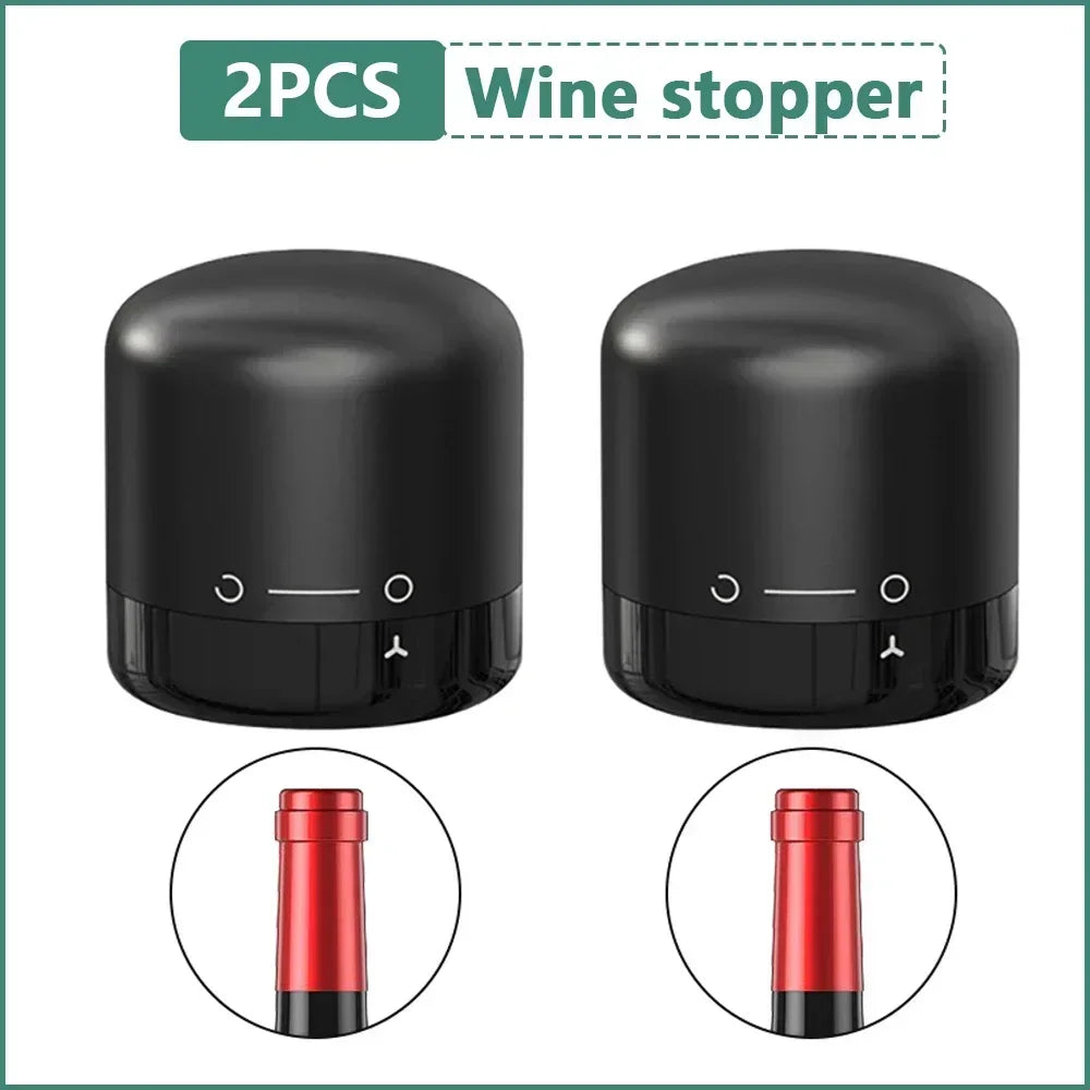 Silicone Wine & Champagne Bottle Stopper | Reusable Vacuum Seal